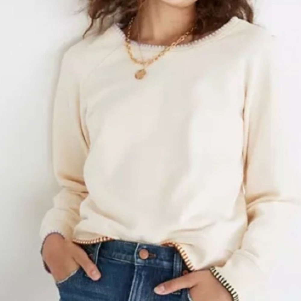 | Madewell | Stitched Shrunken Sweatshirt. Size S.